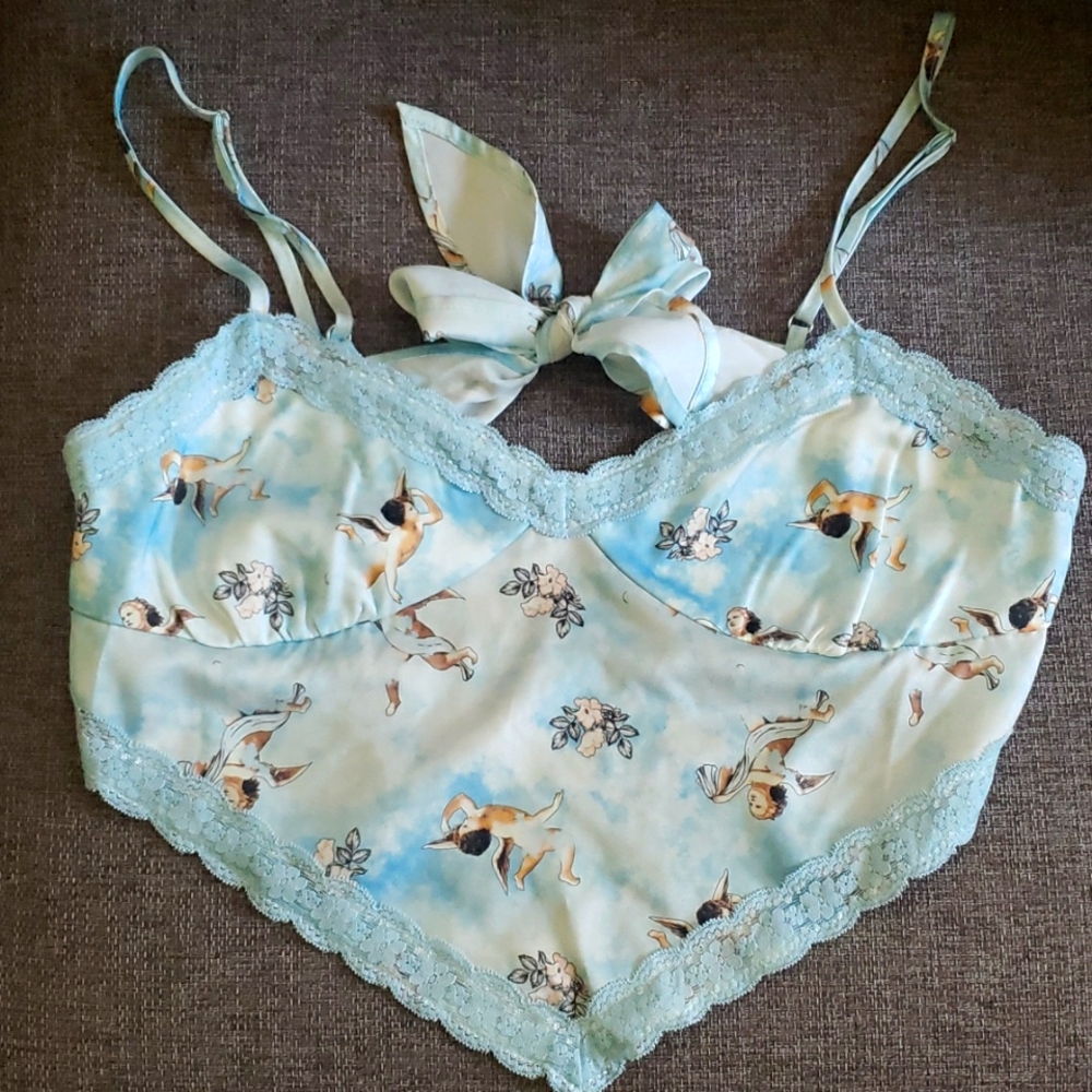 Forever 21 cherub bandana crop top